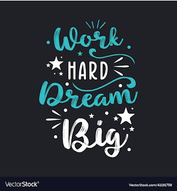 motivational lettering typography design poster