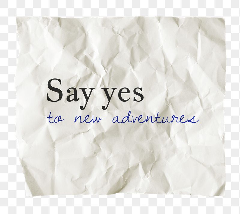 Motivational png quote, crumpled paper | Free PNG - rawpixel