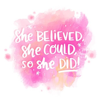 Motivational quote on watercolor stain Free Vector