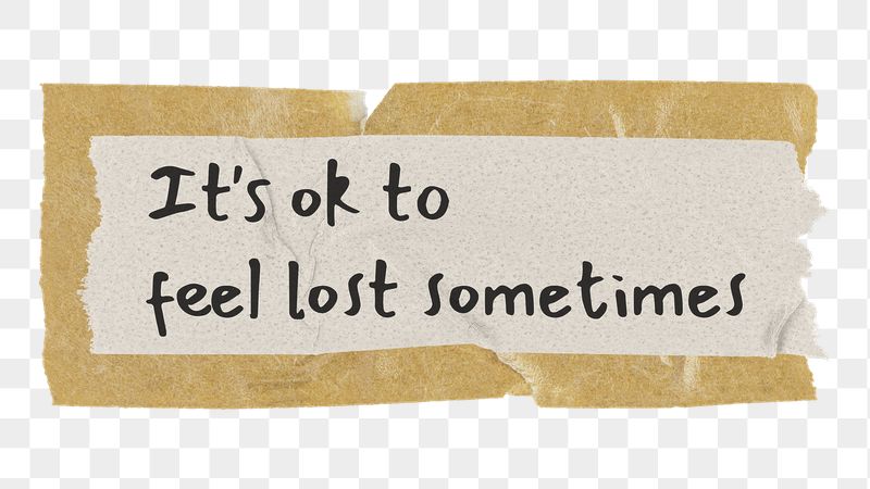 Motivational quote png, brown tape | Free PNG - rawpixel