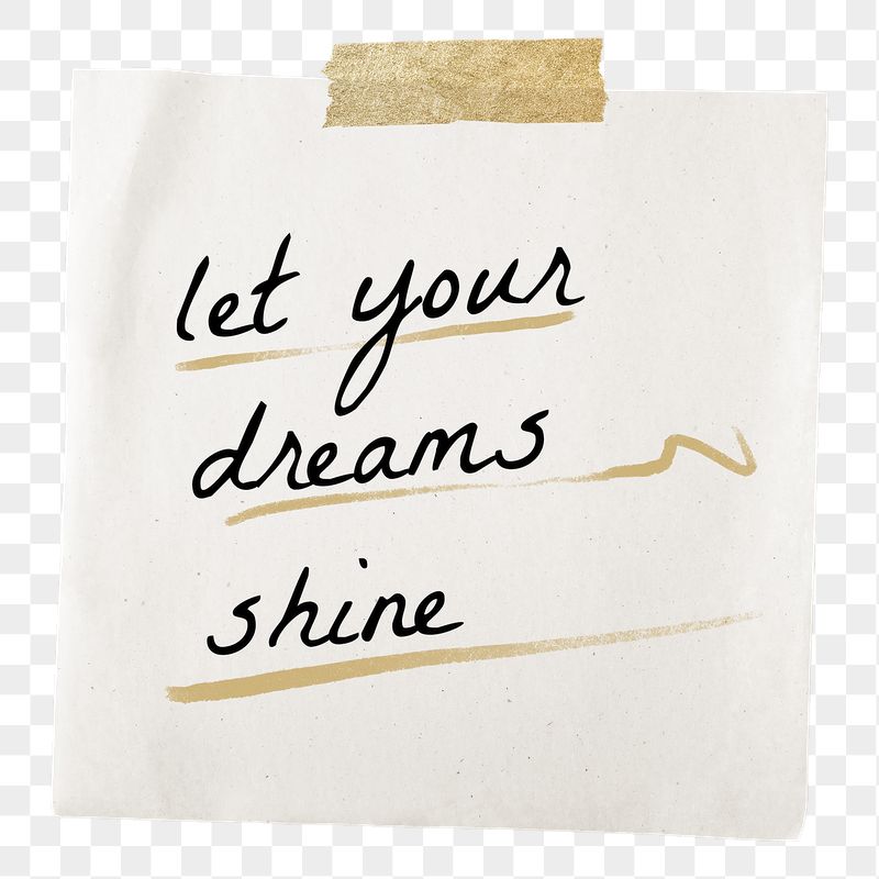 Motivational quote png, taped note | Free PNG - rawpixel