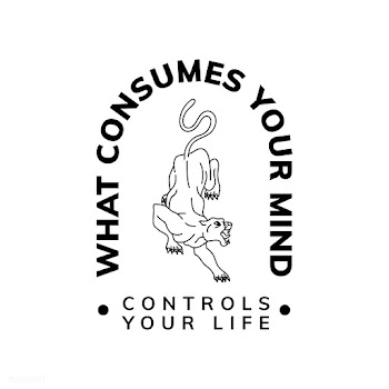 Motivational quote with text What consumes yo.. | Free stock vector - 516955
