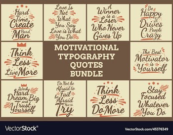 motivational typography quotes bundle vol 4