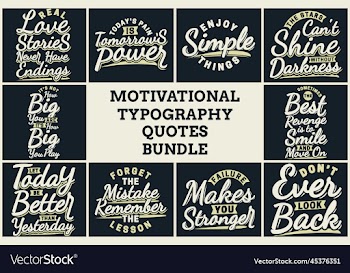 motivational typography quotes bundle vol 6