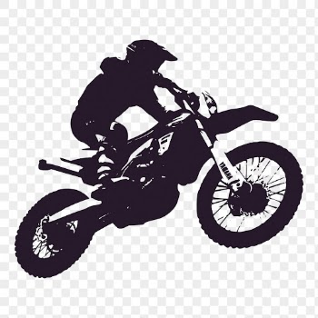 Motocross rider png sport silhouette, | Free PNG - rawpixel