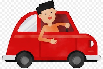 motor vehicle mode of transport cartoon red vehicle