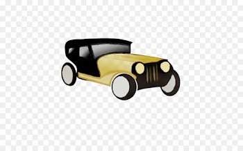 motor vehicle vintage car vehicle antique car yellow