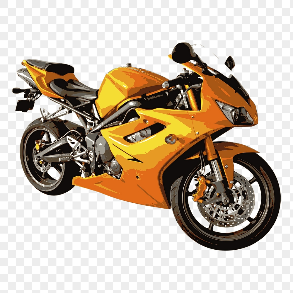 Motorbike png sticker, vehicle illustration, | Free PNG - rawpixel