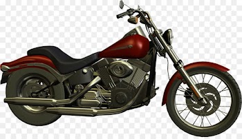 Motorcycle accessories Bicycle Cruiser - Retro Cool Motorcycle 