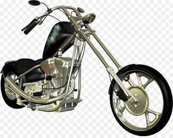 Motorcycle Chopper Bicycle - Retro Cool Motorcycle 
