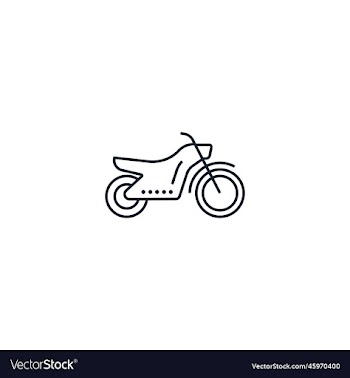 motorcycle creative icon from transport icons