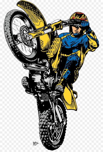 Motorcycle Euclidean vector - Motorcycle racing vector material 