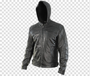 Motorcycle Leather Jacket PNG Background Image