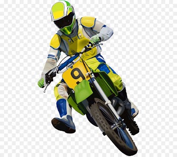 Motorcycle Motocross Royalty-free Clip art - Motorcycle racing 