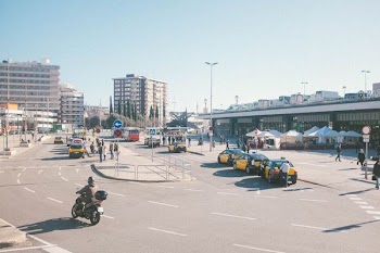 motorcycle on road going through curve