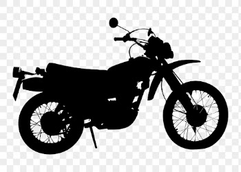 Motorcycle png sticker vehicle silhouette, | Free PNG - rawpixel