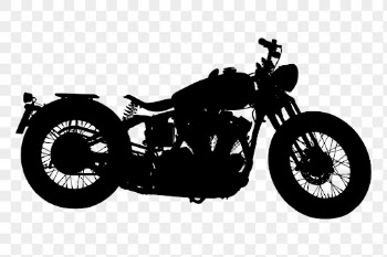 Motorcycle png sticker vehicle silhouette, | Free PNG - rawpixel