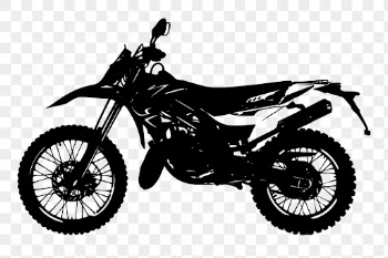 Motorcycle png vehicle silhouette sticker, | Free PNG - rawpixel