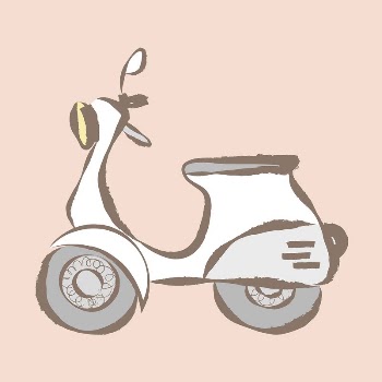 Motorcycle scooter sticker, pastel doodle | Free PSD Illustration - rawpixel