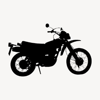 Motorcycle  silhouette collage element, | Free PSD - rawpixel