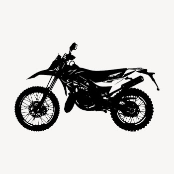 Motorcycle  silhouette collage element, | Free PSD - rawpixel