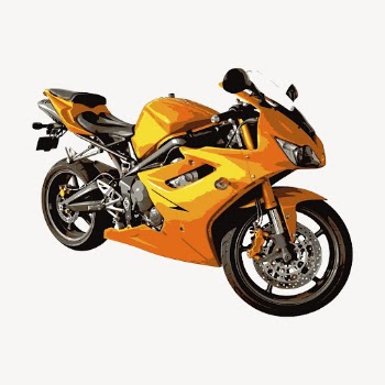Motorcycle sticker, vehicle illustration vector. | Free Vector - rawpixel