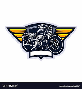 motorcycle template logo design