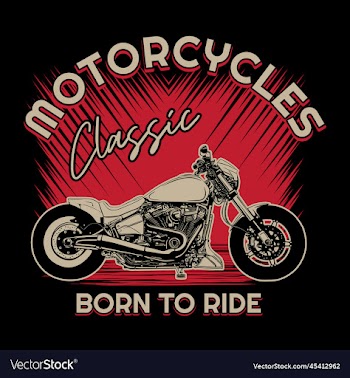 motorcycles custom classic shirt design
