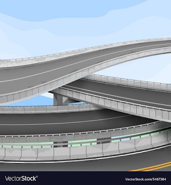 Motorway vector image
