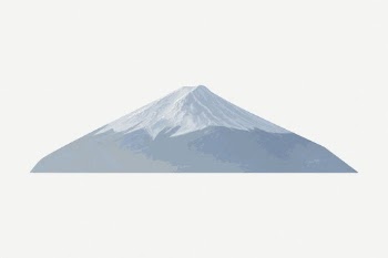 Mount Fuji, nature hand drawn | Free PSD - rawpixel