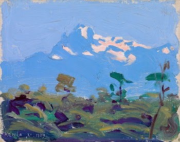 Mount Kenya, oil painting. Original | Free Photo - rawpixel