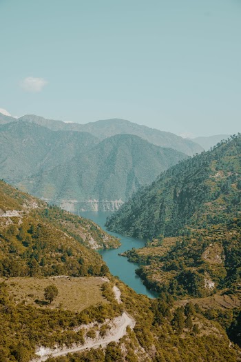 Mountain and Body of Water