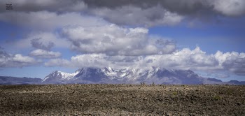Mountain and Dried Soil