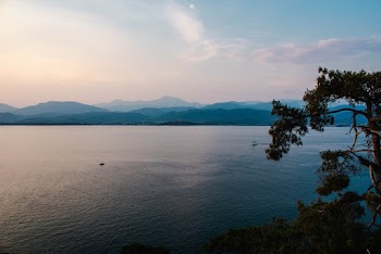 Mountain And Ocean Scenery