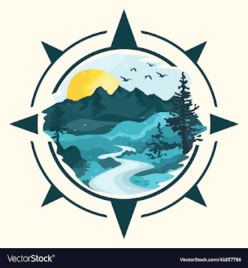mountain and river scenery