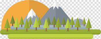 Mountain and trees , Old-growth forest Tree, Forests transparent background PNG clipart