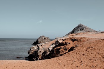 Mountain Cliff by the Sea