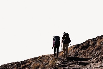 Mountain collage element, hiking psd | Free PSD - rawpixel