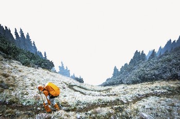 Mountain collage element, hiking psd | Free PSD - rawpixel