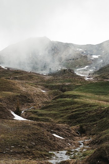Mountain Covered With Fogs