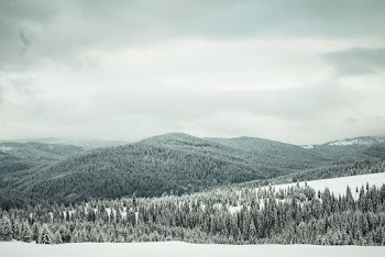 Mountain Covered With Snow