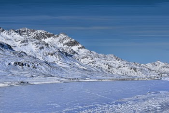 Mountain Covered With Snow