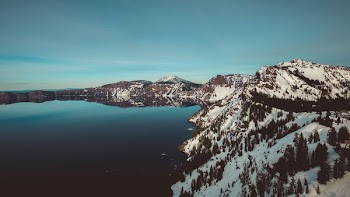 Mountain Covered With Snow