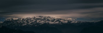 Mountain Covered With Snow