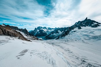 Mountain Covered With Snow