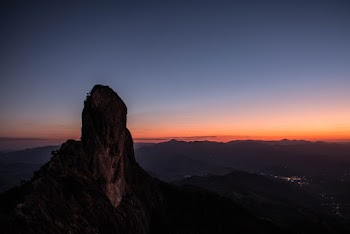 Mountain during Sunset