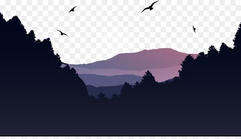 Mountain Euclidean vector Landscape - Asaka mountain forest background vector 