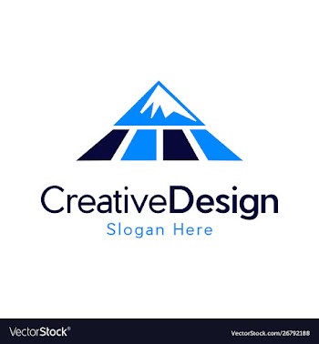 Mountain forest landscaping naturally logo vector image