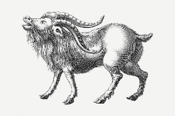 Mountain Goat clipart, vintage illustration | Free PSD Illustration - rawpixel