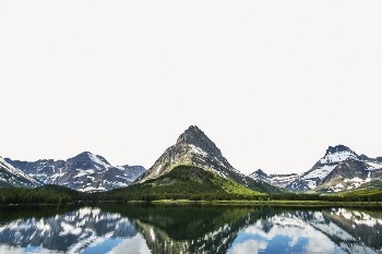 Mountain lake background, serene nature | Free PSD - rawpixel